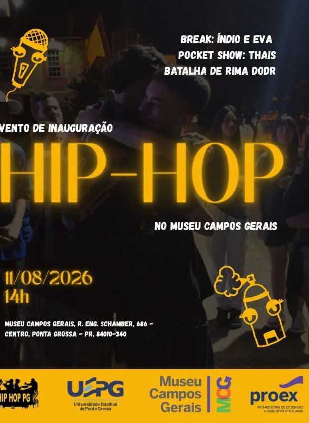 Evento de inauguração da Exposição Hip-Hop PG! 🔥